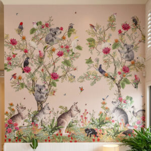 Kingdom Home mural from Childcare centre - Austalian animals