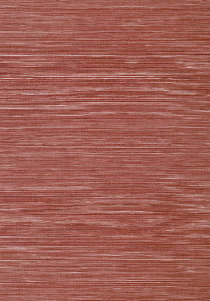 red vinyl wallpaper that looks like grasscloth