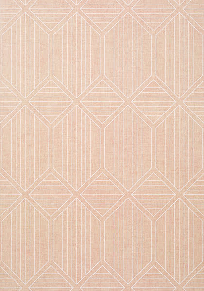 blush pink geometric wallpaper