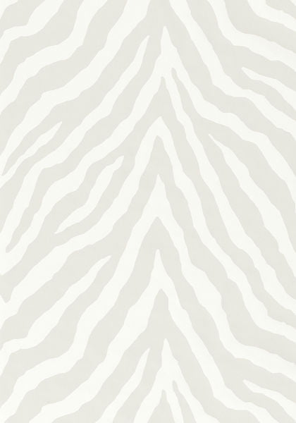 Animal print zebra wallpaper grey