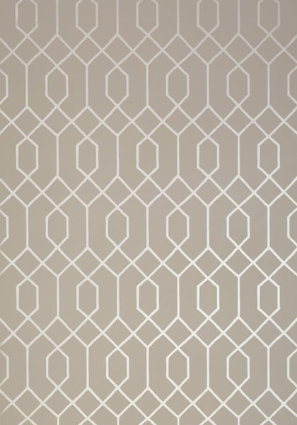 Geometric classic trellis wallpaper