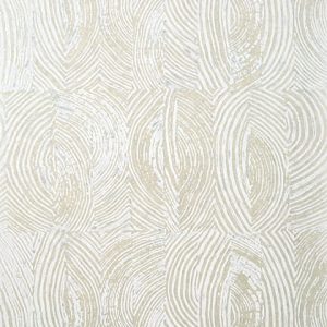curved line patterned wallpaper neutral beige