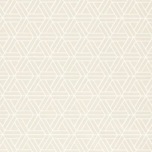 triangle geometric wallpaper cream