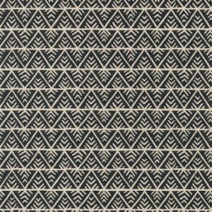 tribal pattern black and beige wallpaper