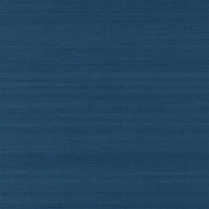 Grasscloth effect wallpaper dark blue