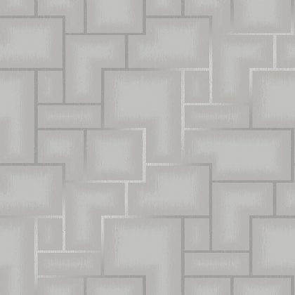 Silver geometric wallpaper