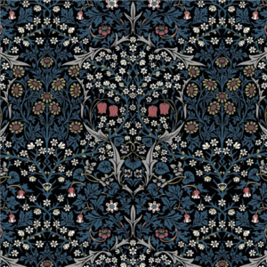 floral urban wallpaper