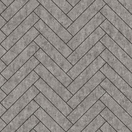 Tile effect herringbone wallpaper