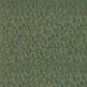 Tiznit patterned wallpaper green
