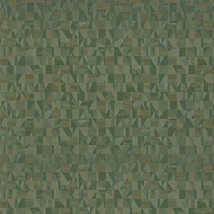 Tiznit patterned wallpaper green