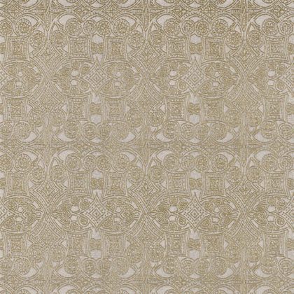 Jali patterned wallpaper beige