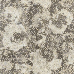 Abstract floral textured wallpaper