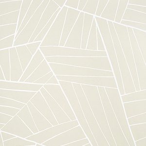 Bold geometric wallpaper design Jordan in beige