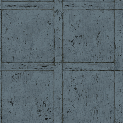 vintage wallpaper panels in blue