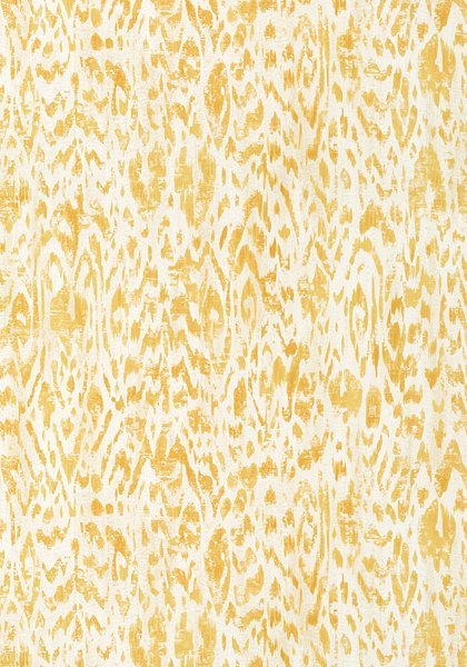 Carlotta yellow patterned wallpaper