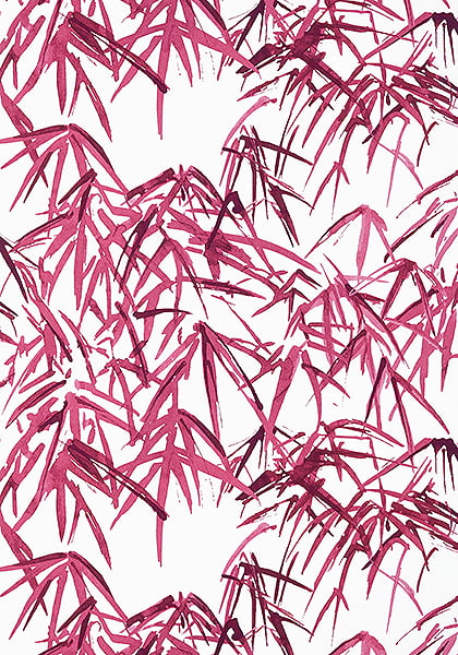 pink bamboo leaf wallpaper