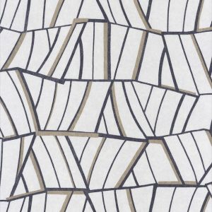 beige curved geometric wallpaper