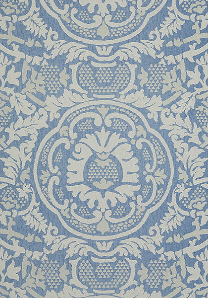 blue damask wallpaper
