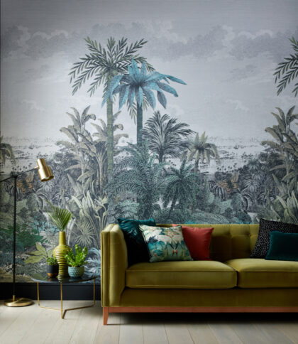 Tropical wallpaper mural