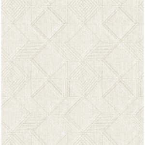 beige lattice geometric wallpaper