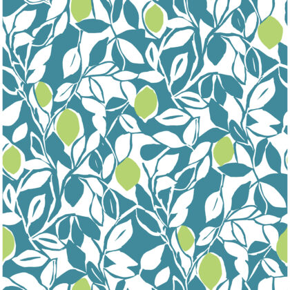teal green lemon lime wallpaper