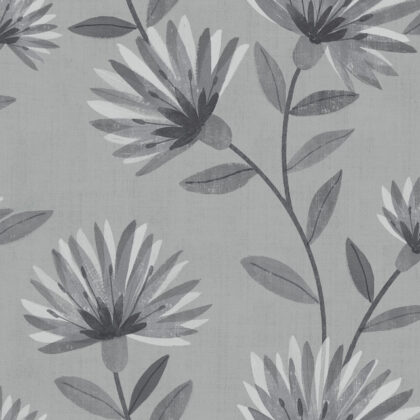 grey flower wallpaper