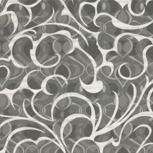 grey and white bold swirly patterned wallpaper