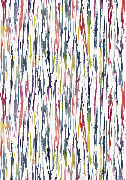bright multi coloured wallpaper like painted lines