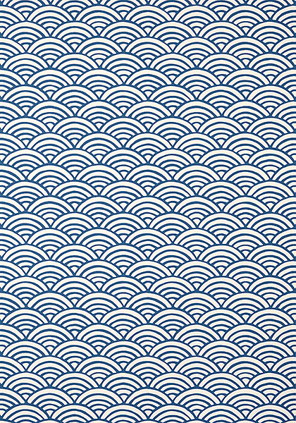 Navy wave wallpaper design