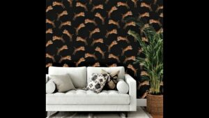 living room wallpaper wild tiger wallapper