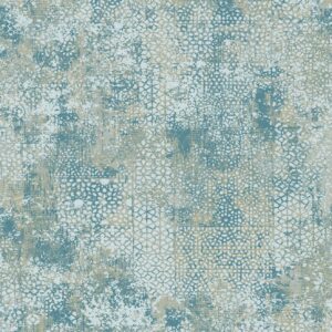 Faded tile aged effect wallpaper middle Eastern inspired