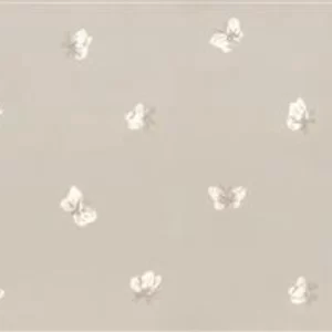 Tiny butterflies feature on this taupe wallpaper from Cole and Son Whimsical collection