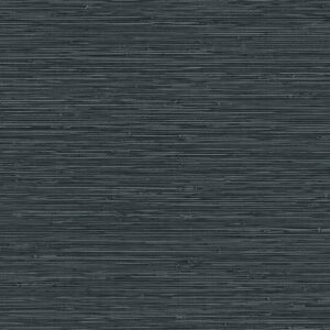 Black wallpaper that looks like grasscloth bhy Wallquest. Textred wall paper