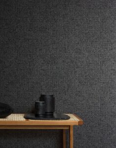 Goanna black wallpaper with subtle dot pattern