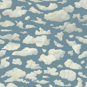 Stratus wallpaper of clouds in a blue sky