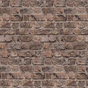 Red brick wall mural