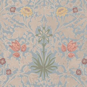 Hyacinth Novellus damask wallpaper in pastel shades