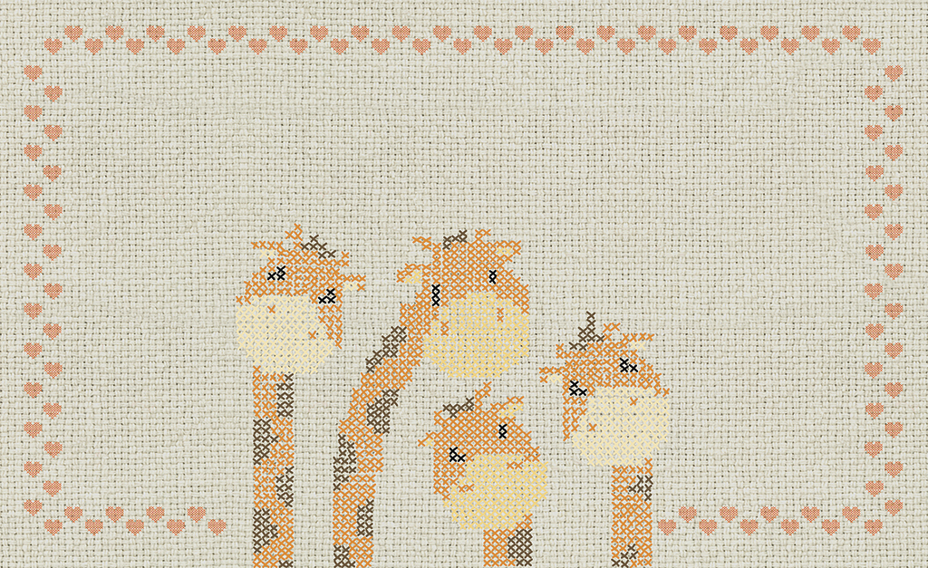 Cross Stitch Giraffe - Image 2
