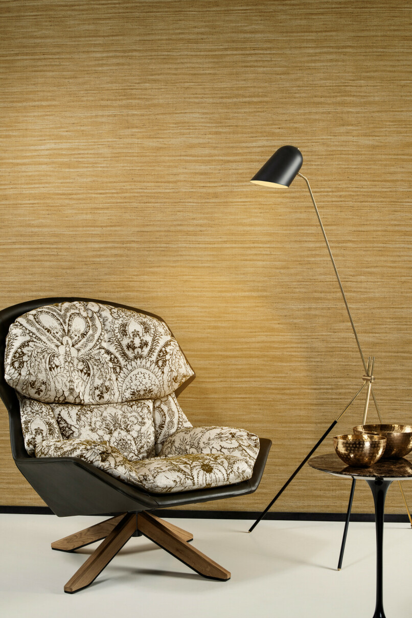 Textured wallpaper that looks like grasscloth