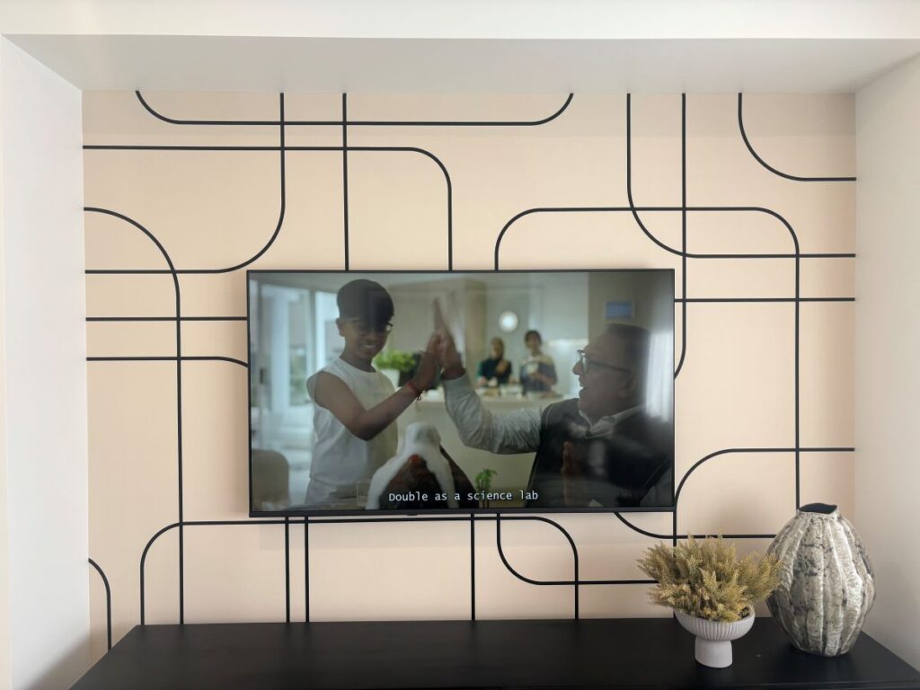 Brighton Homes mini feature tv wall