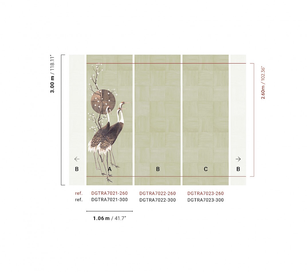 Set out diagram for options in sizes and working out how many wallpaper panels