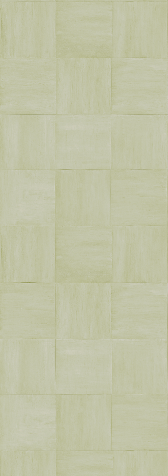 Tsuro Lime green panel of mural for textured basket effect Japanese style
