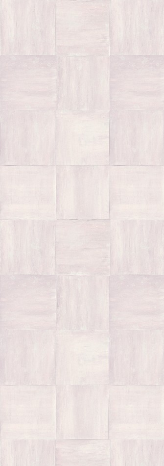 Pink panel from a mural without the cranes