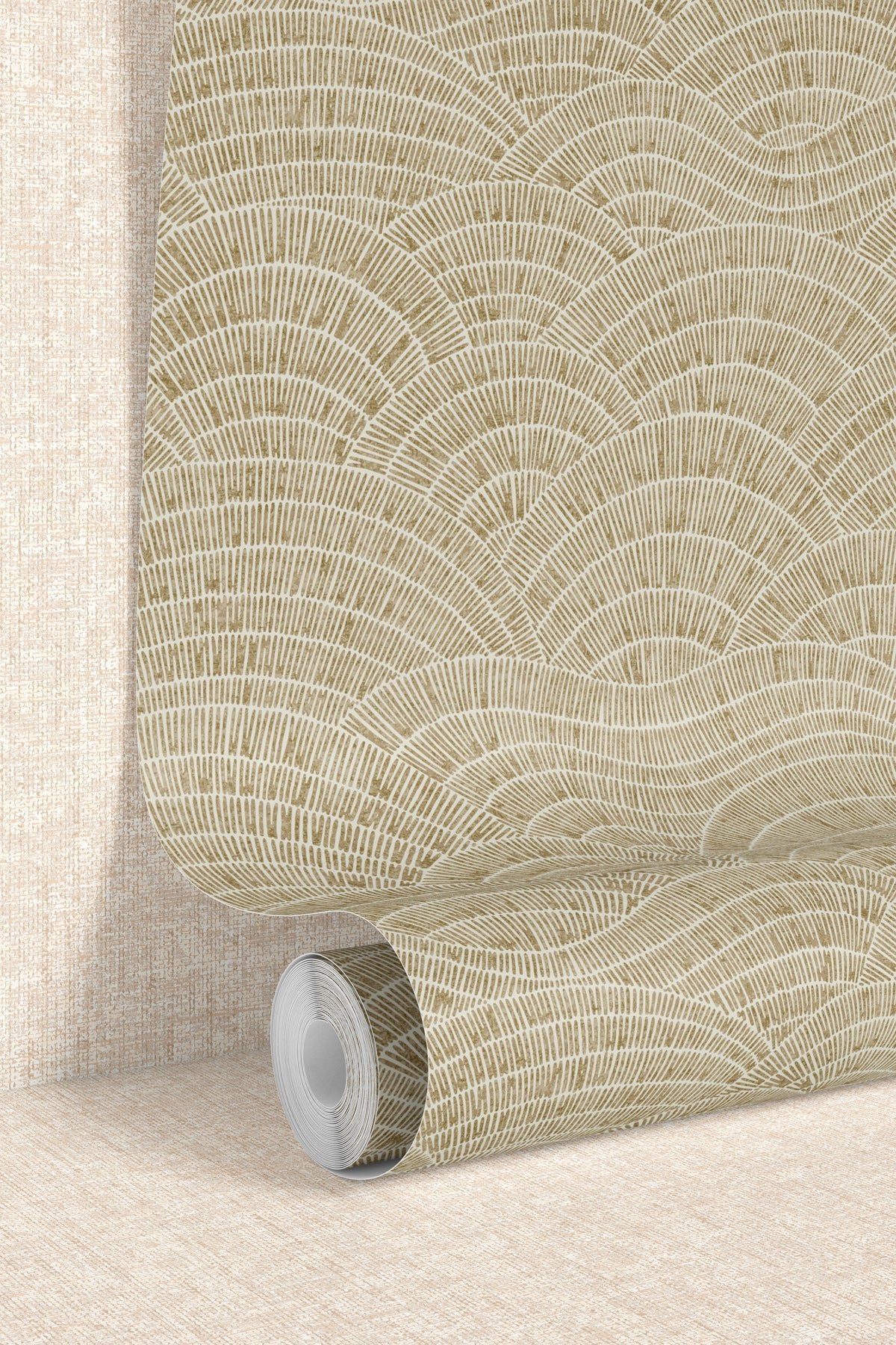 A roll of Dalty Sand wallpaper