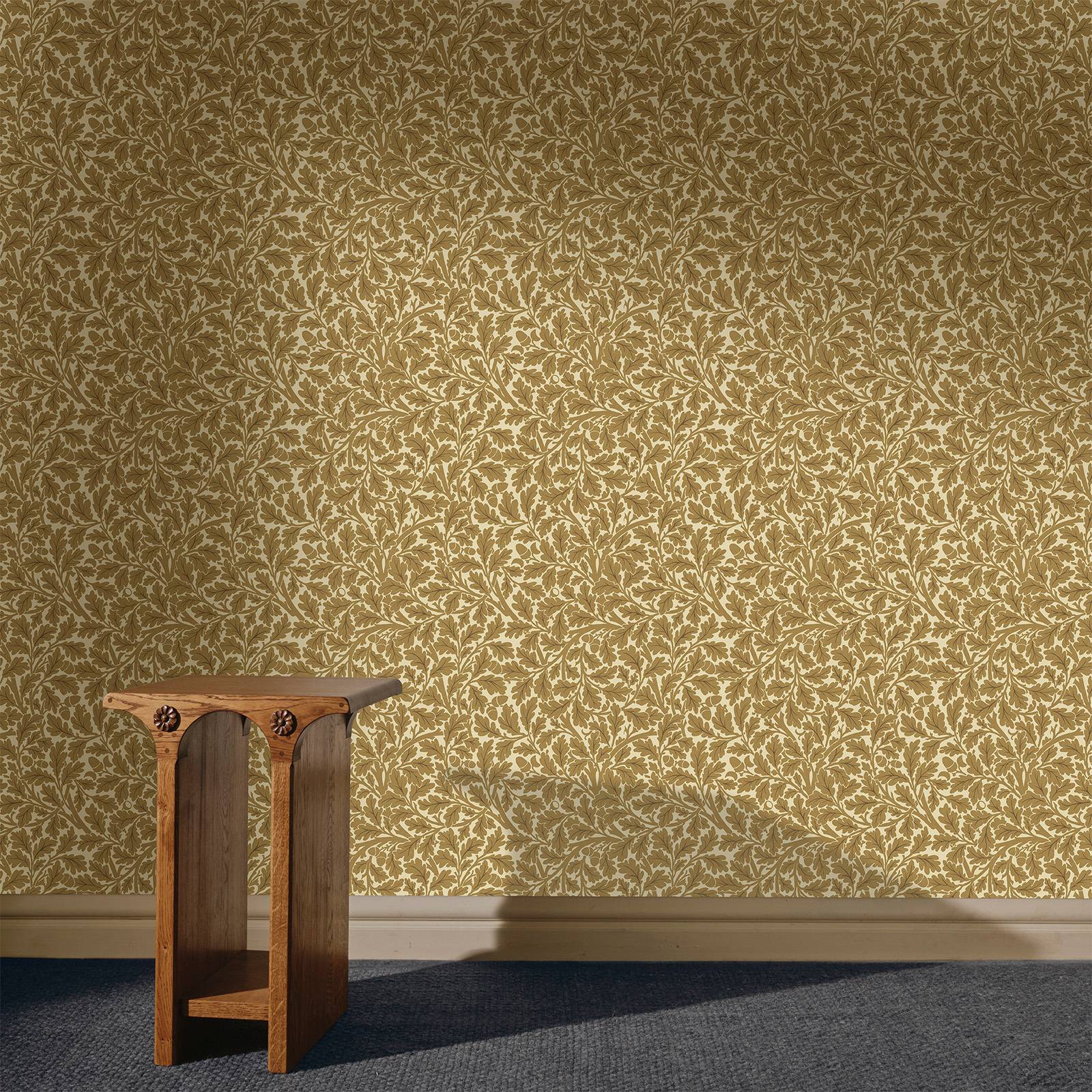 Feature wallpaper Quercus oak leaves