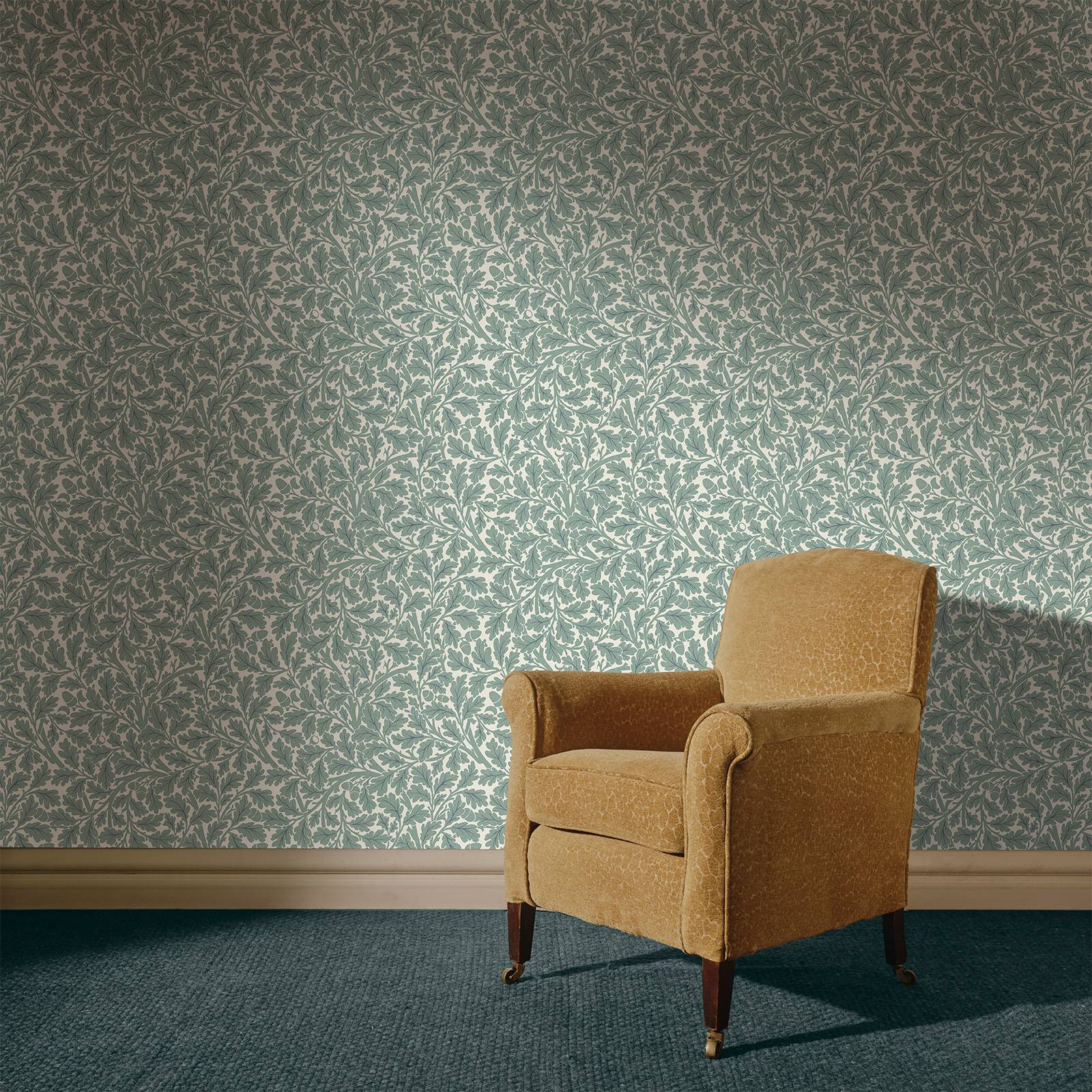 William Morris Quercus wallpaper of leaves