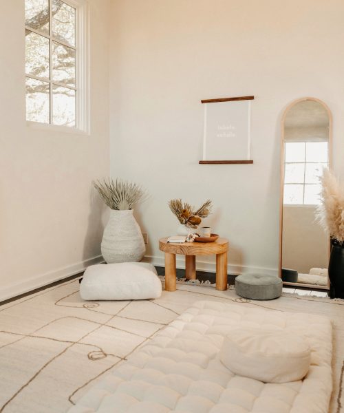Camille Styles yoga room